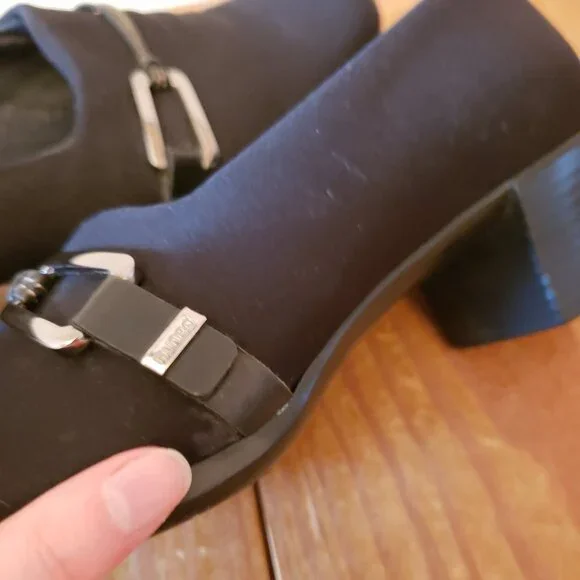 SALE Munro "Cindi" Black square toe pumps US6 - Picture 11 of 11